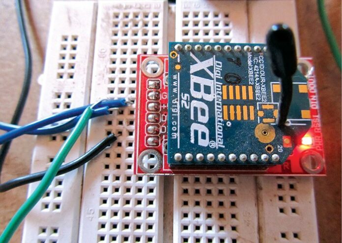 Data transfer using ZigBee wireless technology