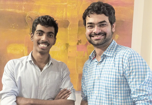 Pranav Kundaikar (L) and Pranav Pai Vernekar (R), founders of Inventrom